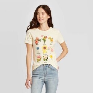 Fifth Sun Botanic Graphic T-Shirt Women’s XL EUC